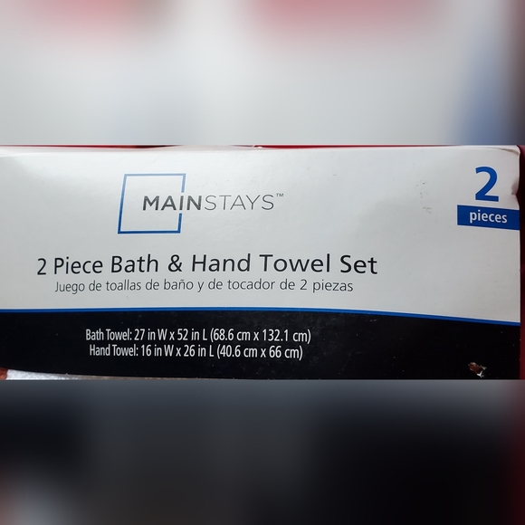 Mainstays bath and hand towel set - Picture 4 of 4